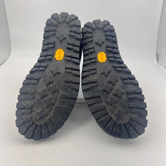 Cliff Dweller Boxer Women Size EU 42 US 12 Black Leather Vibram Cap Toe Boot - Picture 10 of 14